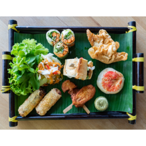 Fingerfood Package „Da Nang“ (bis zu 7 Speisen + Dessert)